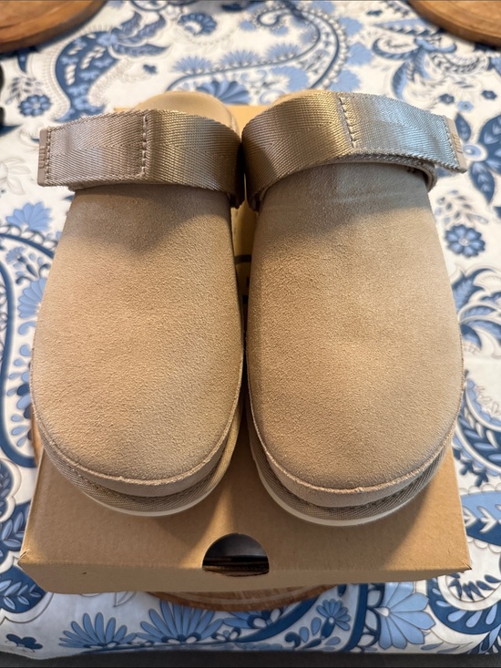 UGG Shoes - UGG Women's Sand Suede Clog Mules with Adjustable Strap